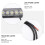 Lastebil LED-strobelys aluminiumslegering 1 sett 2