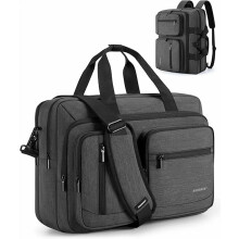 BAGSMART 17,3-inch laptoptas, zwart, waterafstotend
