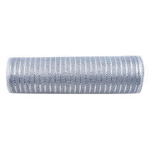 Rol zilverkleurige tule stof van 10 inch x 10 yards