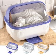Boîte de rangement empilable pour couverts avec couvercle 35 x 28 cm