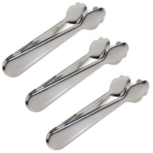 Pinzas de acero inoxidable para hielo y terrones de azúcar (1/3/5 unidades)