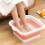 Folding Foot Bath Tub Portable Over-Calf Plastic 5