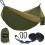 Camping Hammock 500 lbs Portable with Tree Straps and Carry 1