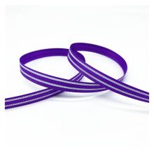 Tryckta ränder grosgrainband 10 mm 5 yards