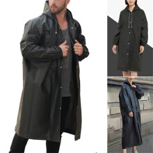 Unisex vattentät regnjacka för utomhusbruk, EVA-material, 1 st