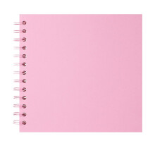 Vaaleanpunainen kovakantinen DIY-albumi 7x7 tuumaa 20 arkkia