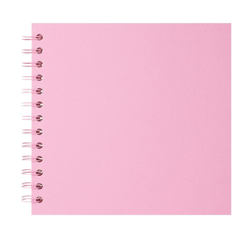 Ροζ Σκληρόδετο Άλμπουμ Scrapbooking DIY 7x7 Ίντσες 20 Φύλλα