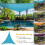 Voile d'ombrage triangulaire pour terrasse, 3 m (9,84 pi) 1