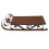 Mini sleigh tabletop decoration light brown 1 set 1