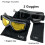 Gogle motocyklowe Vintage PU Leather 2 sztuki 3