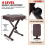 Piano Stool Brown Height Adjustable 3 Inch Padded 3