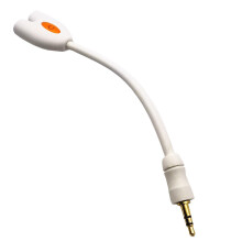 3,5 mm dobbelt hovedtelefonsplitteradapter til stereolyd