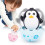 Chocalho para bebê em formato de pinguim e galinha 4