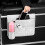 Organizer da comodino con 4 tasche, nero/grigio, 36x30 cm 1