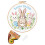 Påskehare broderikit med 20 cm bøjle 2