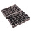 Lysegrå foldbare skabsarrangører, non-woven, 4-pak 1