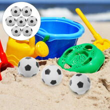 Brinquedos de futebol de pelúcia para crianças na hora do banho (12 peças)