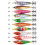 Angelköder Garnelen-Design, runder Bauch, Tintenfisch-Jigs, 6 Stück 7