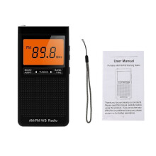 Prenosné núdzové AM FM NOAA meteorologické rádio, 1 balenie
