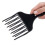Pente para levantar cabelo, plástico preto, 4 peças 1