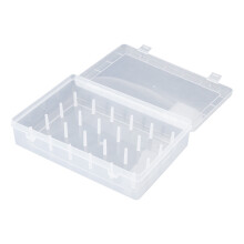 Transparente Aufbewahrungsbox für 42 Garnspulen