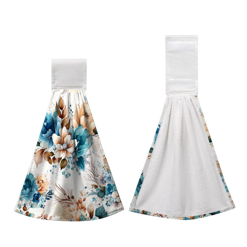 Absorberande dekorativa kökshanddukar, 2-pack