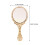 Miroir de poche vintage de style baroque, petit format voyage 2