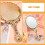 Miroir de poche vintage de style baroque, petit format voyage 3