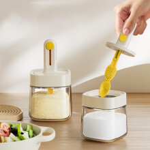 Kryddburkar i glas med lock, 350 ml lufttäta, 1-delat set