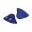 Motorcycle Mirror Block Off Plates for R6 2017-2024 Blue 2 5