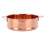 Panier vapeur en acier inoxydable doré rose avec double poignée 1