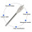 6Pcs Flat Spade Drill Bit Set 10-25mm Three Point Positioning Carpentry Boring Bits for Door Lock Hole Opening 4