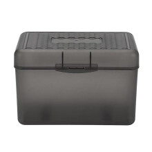 Indexkaartenhouder, grijs, 7,6 x 12,7 cm, geschikt voor 250 kaarten