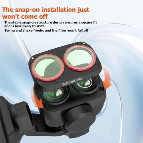 Lens Filter Kit for  Osmo Pocket 4P Adjustable CPL+ND8+ND16+ND32+ND64+1/4 Black Soft Filter Camera Natural Filter 1