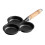 Nonstick Frying Pan Cast Iron 3-Cup with Wooden Handle 1