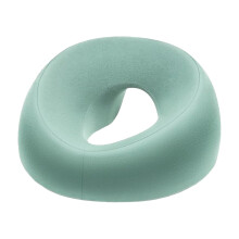 Almofada de apoio de cabeça em espuma viscoelástica em formato de meia-lua para mesas de massagem1