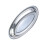 Oval rustfritt stålplate for dampet vermicelli1 stk. 1