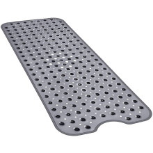 Alfombrilla de baño antideslizante de 40x16 pulgadas con ventosas.