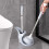 Ensemble brosse et ventouse de toilette moderne et compact 2 pièces 1