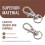30PZ moschettoni perno porta CHIAVE colore argento 5