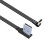 Cabo de carregamento rápido USB-C para USB-A com ângulo reto de 90 1