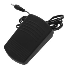 Renaclipy black sewing machine foot pedal PVC iron 1 pc