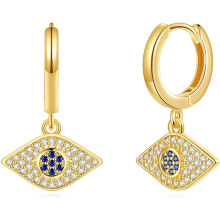 Huggie Earrings for Women 14K Gold Plated Beach Theme Drop