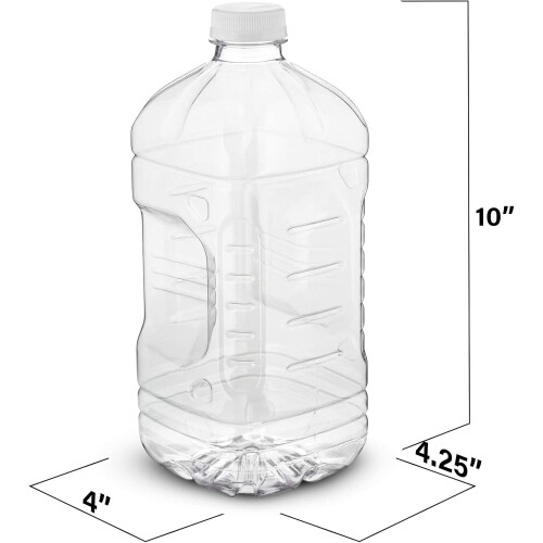 Διαφανές μπουκάλι χυμού PET 64oz με καπάκι ασφαλείας 1