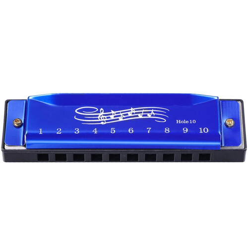 Diatonic Harmonica Blue ABS Beginner Instrument