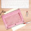 3-Ring Binder Pouch Transparent Zipper Large Capacity 4