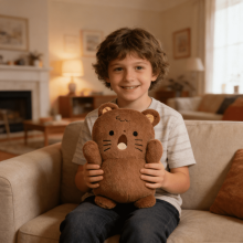 Plush Toy Cartoon Design Soft Filled 1 Piece