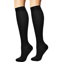 Women's Compression Socks Over-the-Knee Cotton Jacquard