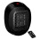 Chauffage d'appoint portable noir avec thermostat réglable 1