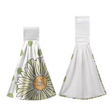 Torchon de cuisine suspendu, torchon doux avec boucle